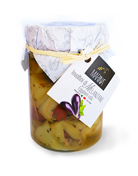 Involtini di Melanzane olio Marina