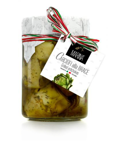 Carciofi alla brace Olio Marina