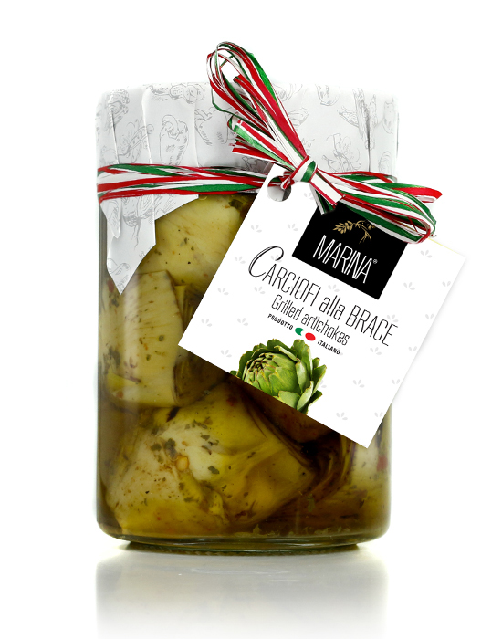 Carciofi alla brace Olio Marina